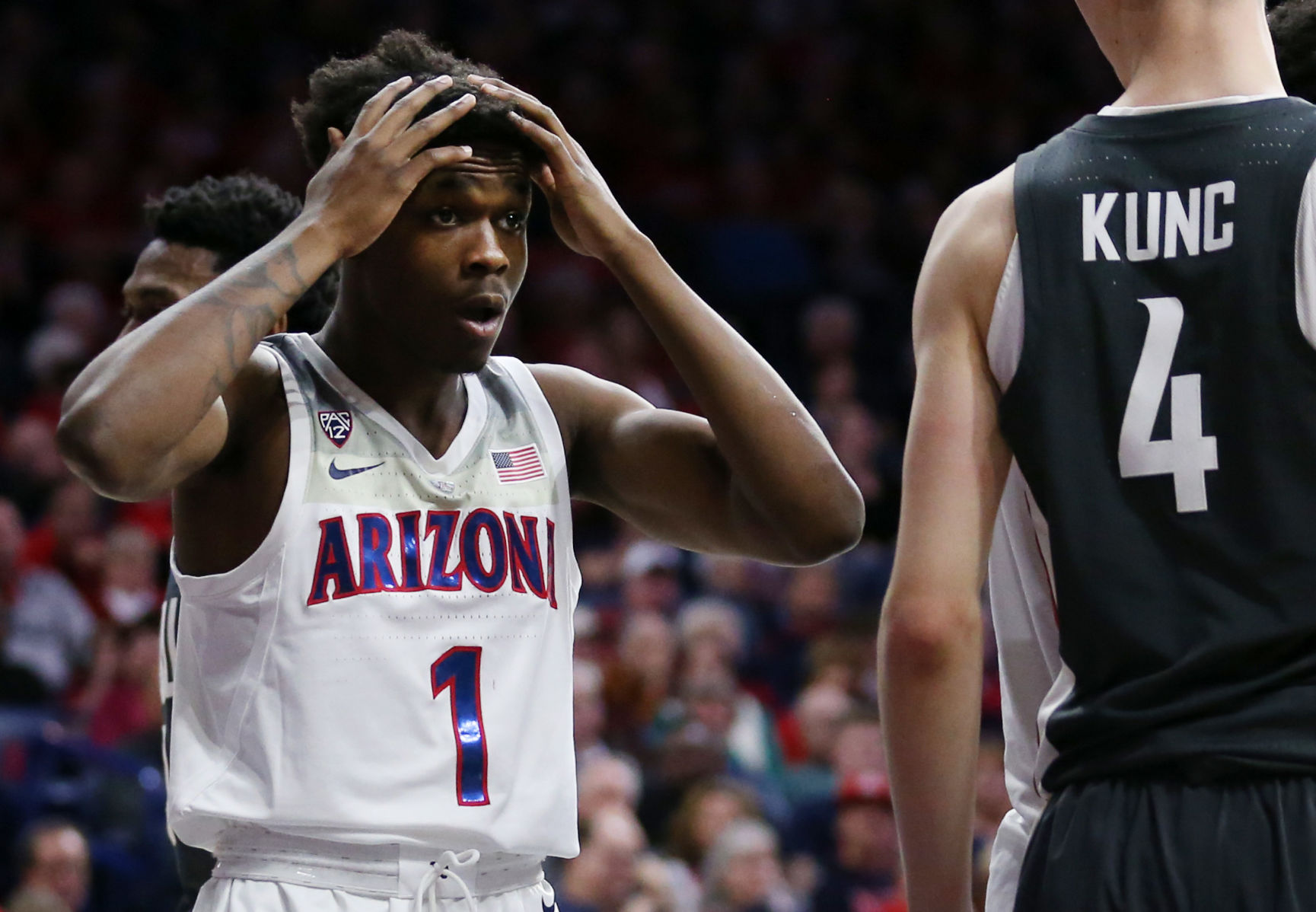 Arizona Wildcats 55, Washington State 69